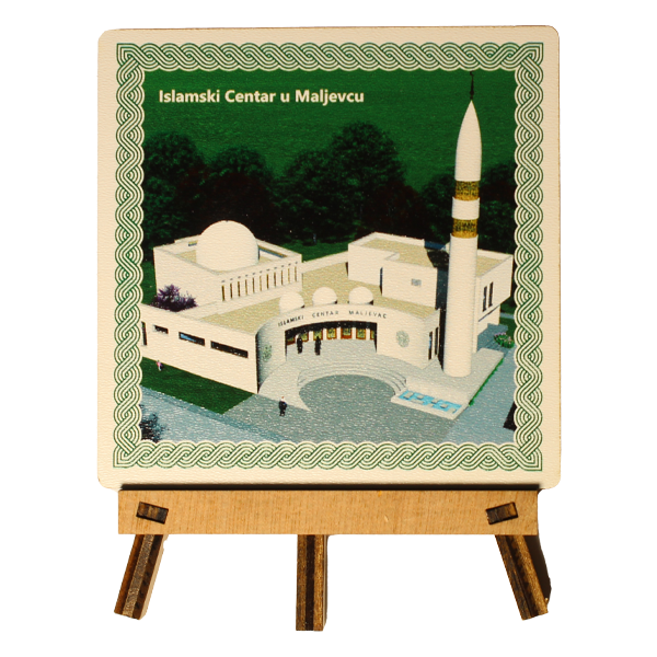 Stalak sa slikom 10x10cm zeleni
