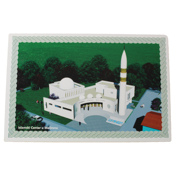 Zidna slika (drvena) dimenzija 30x40cm, 6mm debljina - Zelena